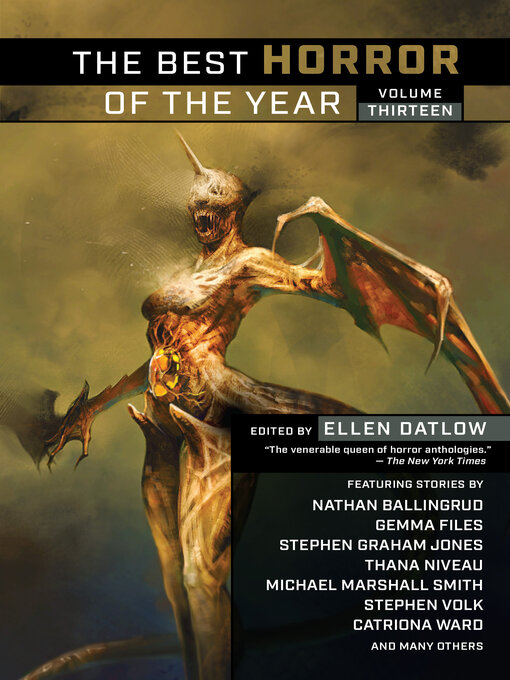 Title details for The Best Horror of the Year by Ellen  Datlow - Available